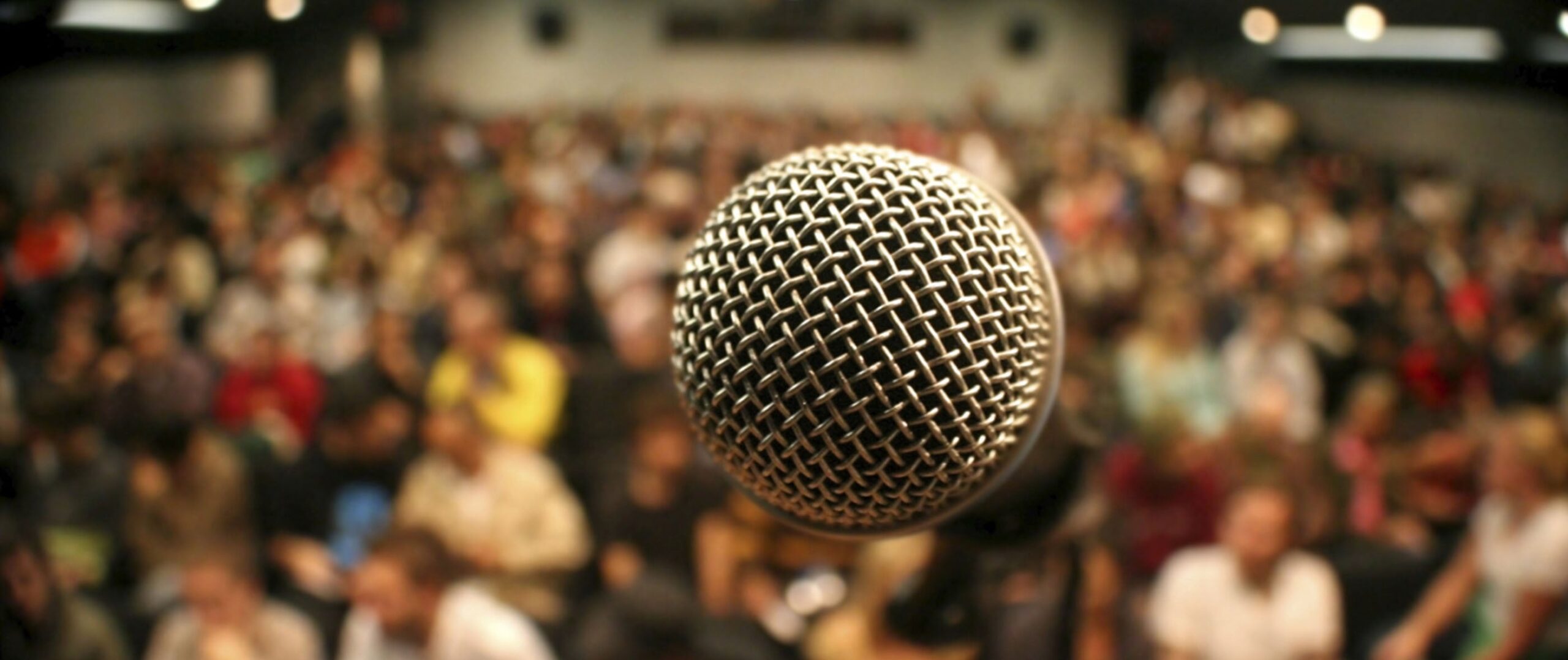 Microphone at conference