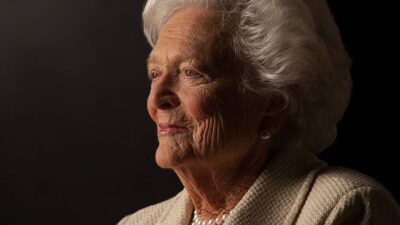 Former First Lady Barbara Bush