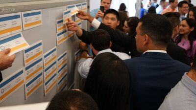 UCLA Geffen Medical School graduates fid out which residency program they are matched to.
