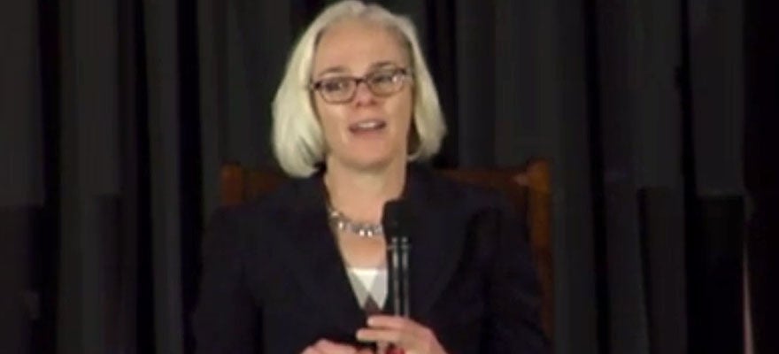 ennifer Kent, Director of the California Department of Health Care Services, speaks at CHCF's Medi-Cal Explained briefing, February 25,2019.