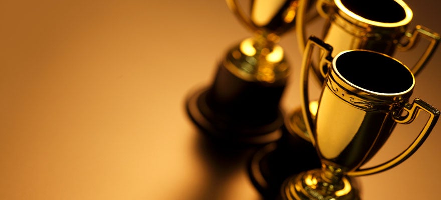 gold colored trophies
