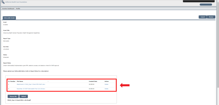 Grantee Portal