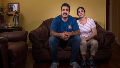 : Eduardo and Maria Contreras sit in the living room of their mobile home in San Juan Capistrano on Wednesday, March 20, 2019. The two make too much money for Medi-Cal, but what they earn is still not enough to purchase Covered California health plans because they don't qualify for subsidies under the Affordable Care Act. (Photo by Mark Rightmire, Orange County Register/SCNG)