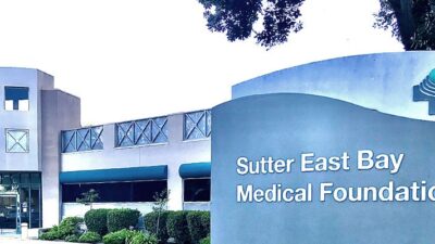 Sign in front of Sutter East Bay Medical Foundation, Albany Campus