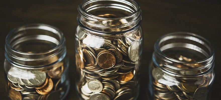jars of coins