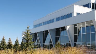 hospital in a rural setting