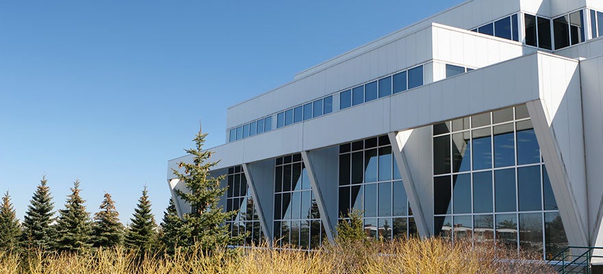 hospital in a rural setting