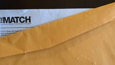 Letter from The National Matching Program