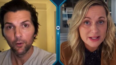 Actors from Parks and Recreation participate in a COVID-19 themed episode