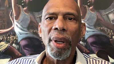 Kareem Abdul-Jabaar speaks during "Saving Our Selves: A BET COVID-19 Effort"