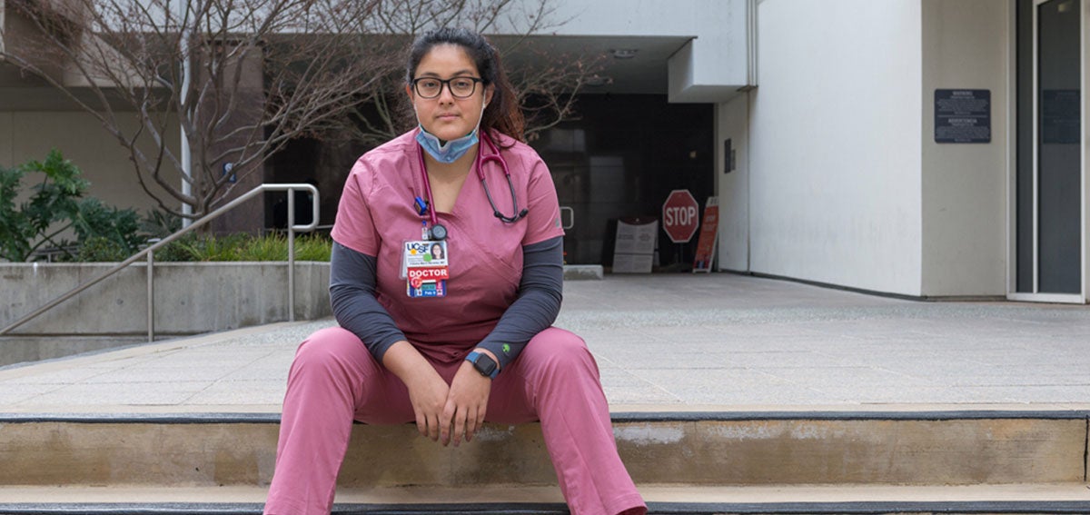 Dr. Paloma Marin-Nevarez, emergency medicine resident at Community Regional Medical Center, Fresno, California.