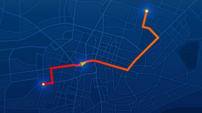 Digital road map
