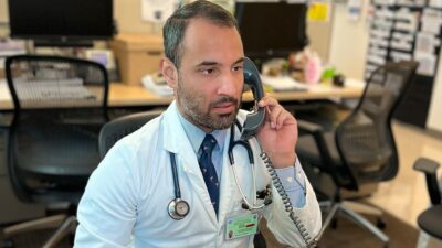 Dr. Atul Nakhasi on phone