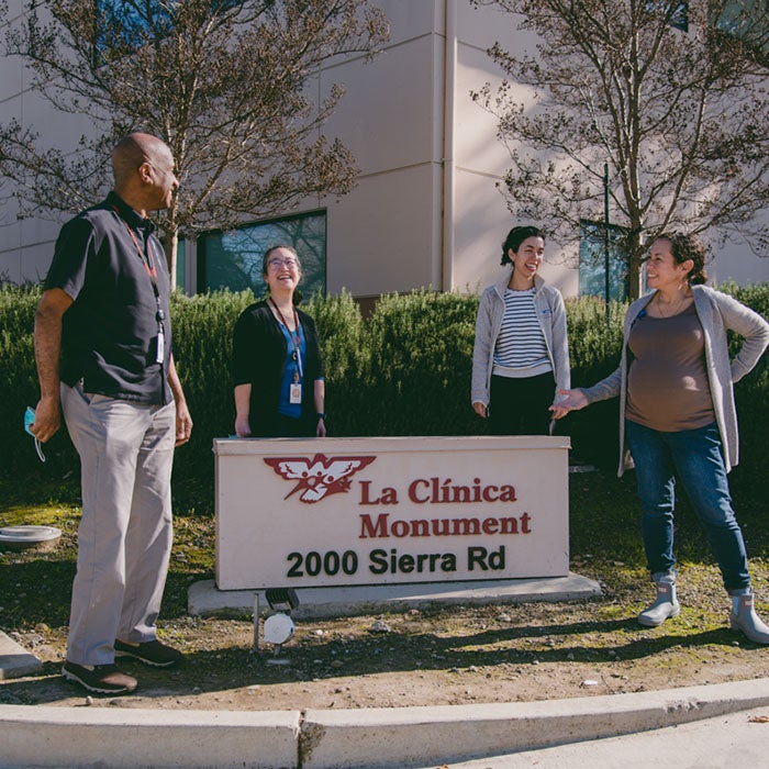 James McLean MD and staff  members of La Clinica Monument in Concord