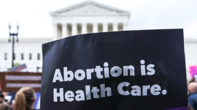 Thousands of people march for abortion rights in Washington