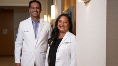 Dr. Payam Parvinchiha and Nurse Practitioner Alyssa Flora Rios at SCAN Health Plan
