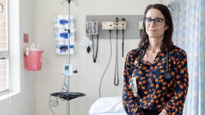 Dr. Soraya Azari at Zuckerberg San Francisco General Hospital.
