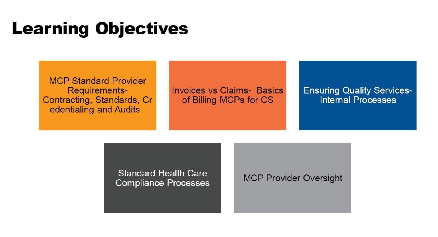 Managed Care Plan and MediCal Compliance Requirements & Claims