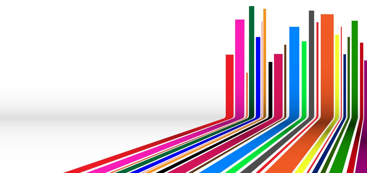 Colorful Abstract Bar Chart