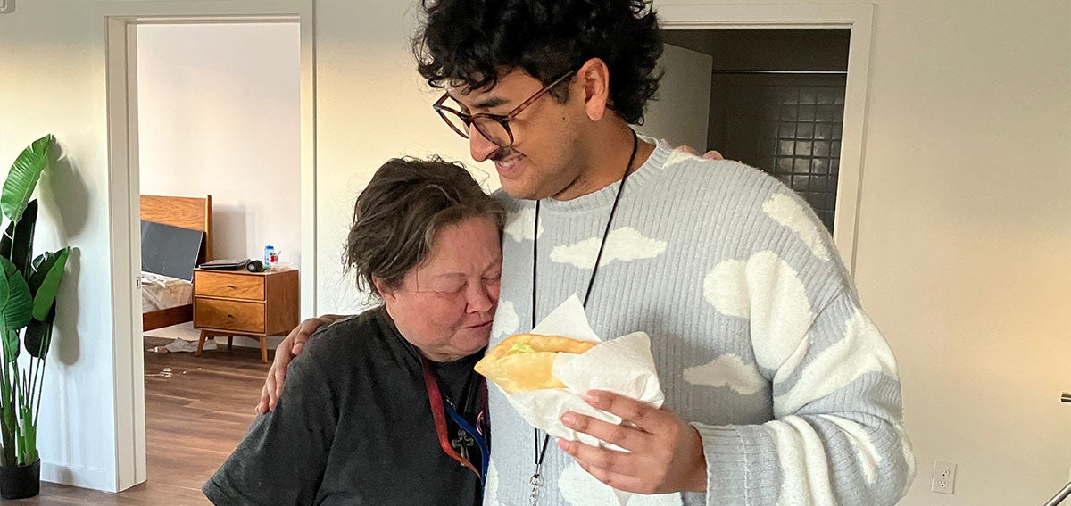 In Los Angeles, occupational therapists are helping people like Carla Brown adapt to indoor living and stay housed.
