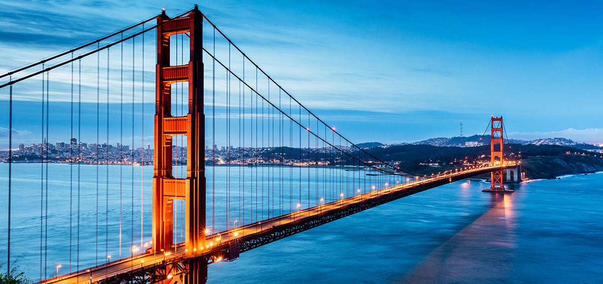 Photo of the Golden Gate Bridge, Bay Area, California