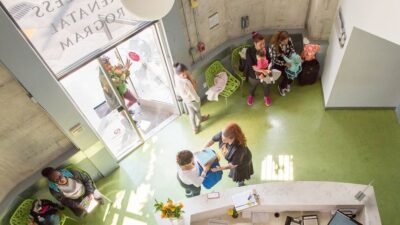 Homeless Prenatal Program Lobby