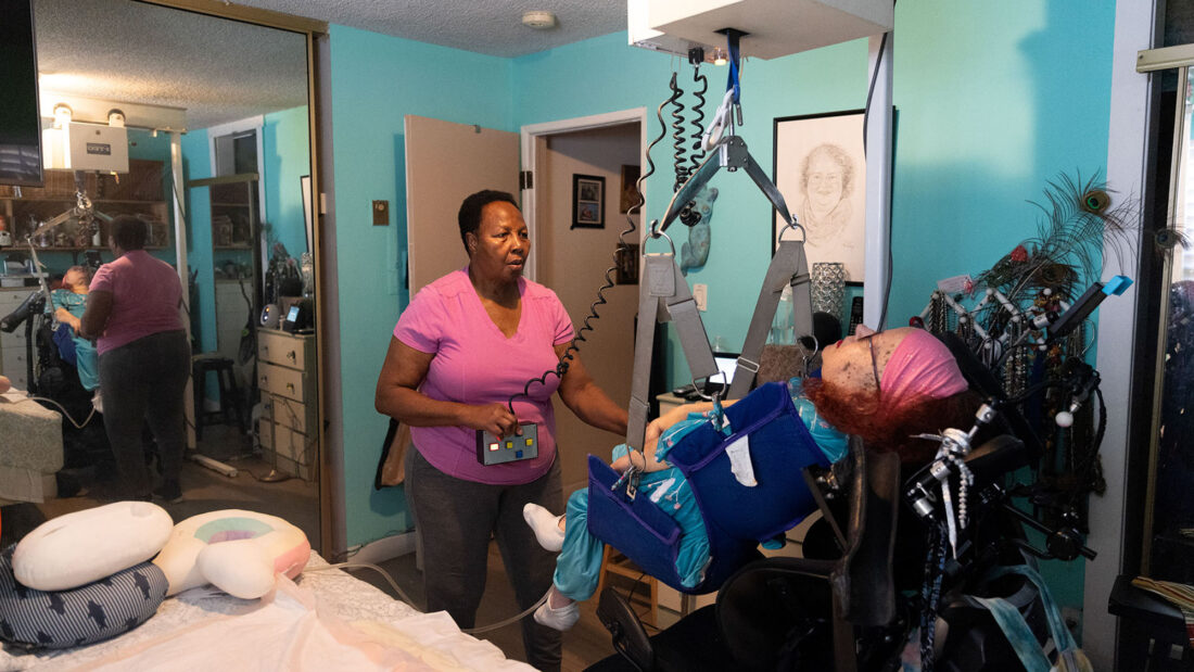 Medi-Cal asset test - caretaker helps patient at her home