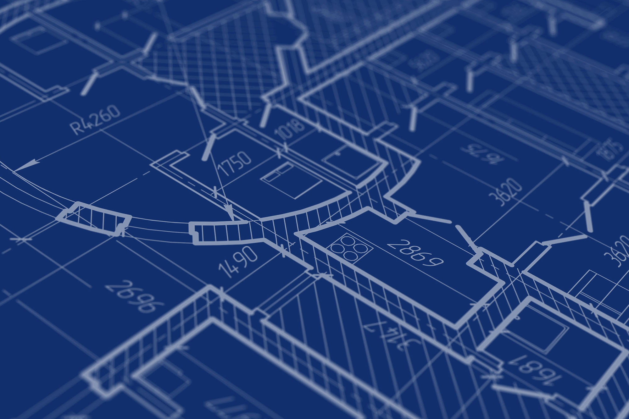 blueprint of a building